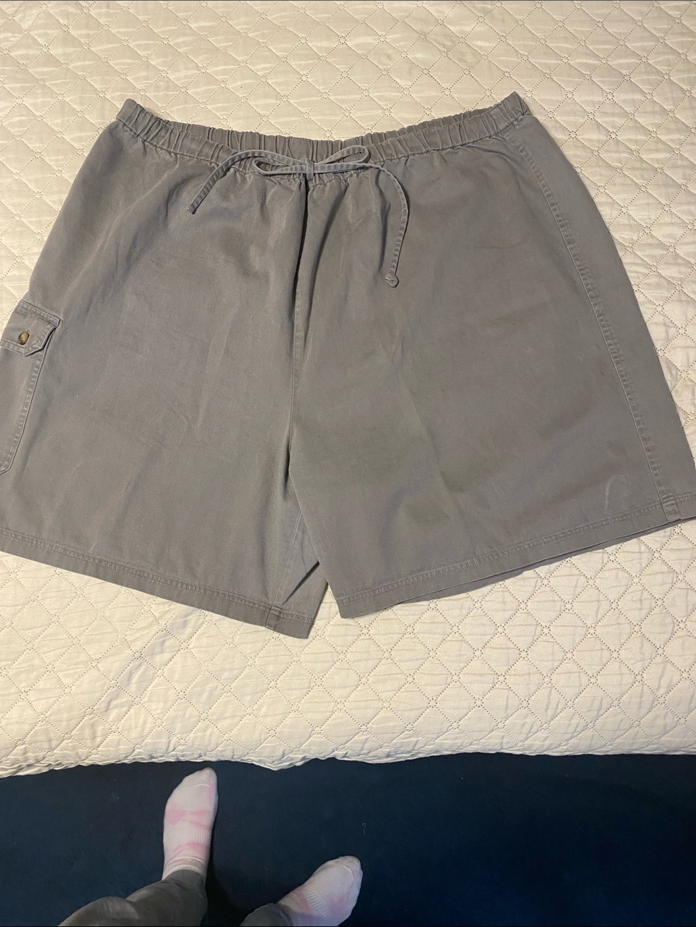 Crossroads Size 24 Draw String Waist Green Woman Bermuda Shorts